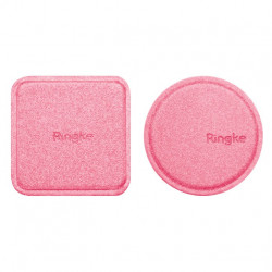 Ringke Magnetic Mount Metal Plate 2x PU Leather Covered Self-Adhesive Metal Plate for Magnetic Car Holders pink (ACPU0002) Ringke Magnetic Mount Metal Plate 2x PU Leather Covered Self-Adhesive Metal Plate for Magnetic Car Holders pink (ACPU0002)