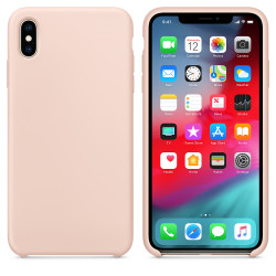 Silicone Case Soft Flexible Rubber Cover for iPhone XS Max pink