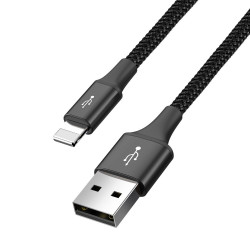 Baseus 2x Lightning / USB Type C / micro USB nylon braided cable 3.5A 1.2m black (CA1T4-A01) Baseus 2x Lightning / USB Type C / micro USB nylon braided cable 3.5A 1.2m black (CA1T4-A01)