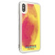 Guess GUHCPXGLCPI iPhone X / Xs pink / pink hard case California Glow in the dark