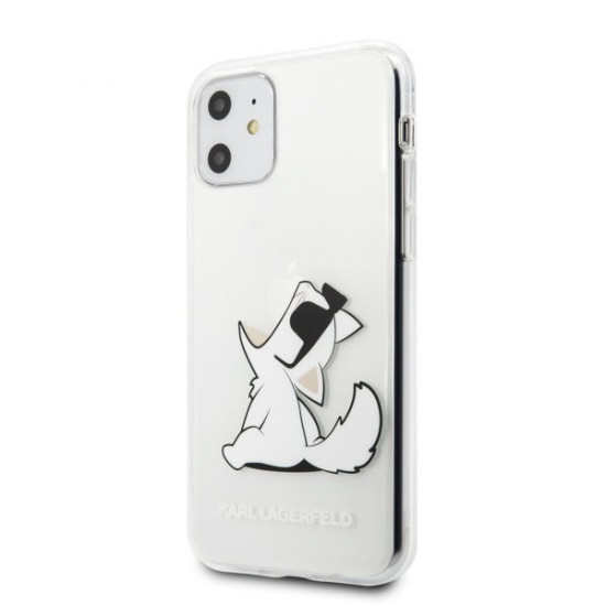 Karl Lagerfeld KLHCN61CFNRC iPhone 11 hardcase transparent Choupette Fun