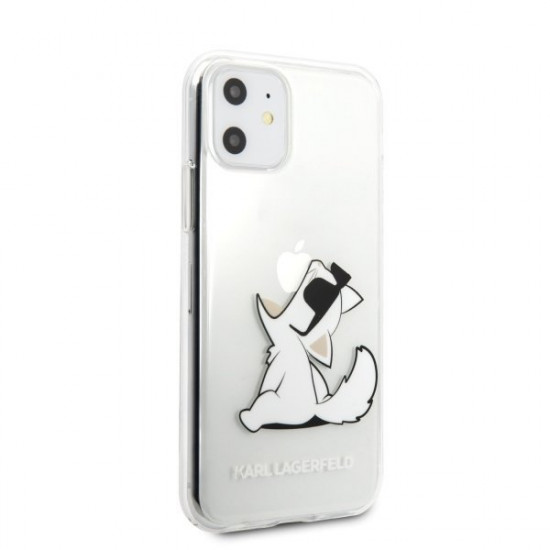 Karl Lagerfeld KLHCN61CFNRC iPhone 11 hardcase transparent Choupette Fun