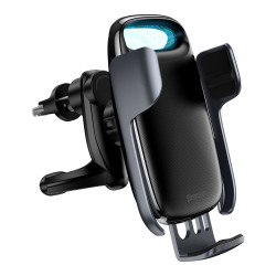 Baseus Milky Way 15W wireless Qi car charger phone automatic holder black (WXHW02-01)