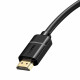 Baseus HDMI 2.0 cable 4K 30 Hz 3D HDR 18 Gbps 5 m black (CAKGQ-D01)