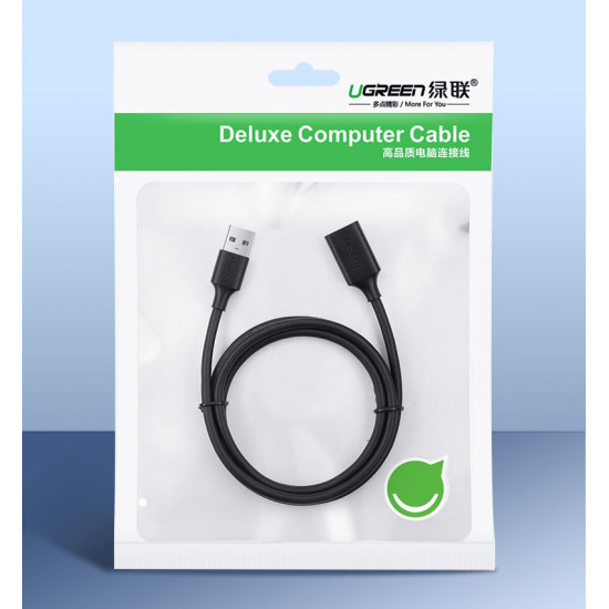 Ugreen USB 3.0 (female) - USB 3.0 (male) cable extension cord 1,5 m black (US129 30126)