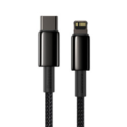 Baseus USB Type C - Lightning cable Power Delivery fast charge 20 W 1 m black (CATLWJ-01) Baseus USB Type C - Lightning cable Power Delivery fast charge 20 W 1 m black (CATLWJ-01)