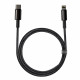Baseus USB Type C - Lightning cable Power Delivery fast charge 20 W 1 m black (CATLWJ-01)
