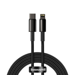 Baseus USB Type C - Lightning cable Power Delivery fast charge 20 W 2 m black (CATLWJ-A01) Baseus USB Type C - Lightning cable Power Delivery fast charge 20 W 2 m black (CATLWJ-A01)