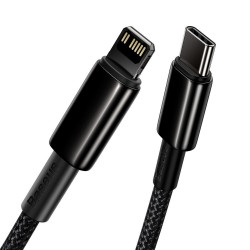 Baseus USB Type C - Lightning cable Power Delivery fast charge 20 W 2 m black (CATLWJ-A01) Baseus USB Type C - Lightning cable Power Delivery fast charge 20 W 2 m black (CATLWJ-A01)