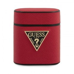 Guess GUACA2VSATMLRE AirPods cover red / red Saffiano