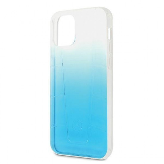 Mercedes MEHCP12MCLGBL iPhone 12/12 Pro 6.1 &quot;blue / blue hardcase Transparent Line