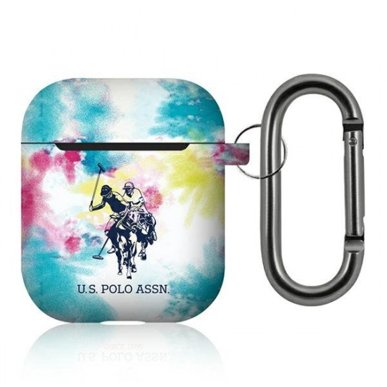 US Polo USACA2PCUSML AirPods case multicolor Tie &amp; Dye Collection