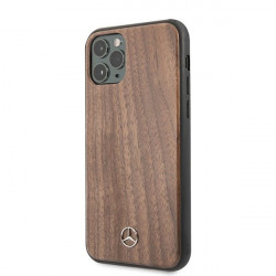 Mercedes MEHCN65VWOLB iPhone 11 Pro Max hard case brown / brown Wood Line Walnut Mercedes MEHCN65VWOLB iPhone 11 Pro Max hard case brown / brown Wood Line Walnut