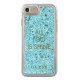 Guess GUHCP7GLUQBL iPhone 6/7/8 blue / blue hard case Liquid Glitter Party