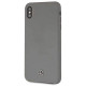 Mercedes MEHCI65SILGR iPhone Xs Max hard case gray / gray Silicon