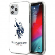 US Polo USHCP12LTPUHRWH iPhone 12 6.7 &quot;Pro Max white / white Shiny Big Logo