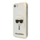 Karl Lagerfeld KLHCI8PCKHML iPhone 7/8 SE 2020 multicolor hardcase Iridescent Karl`s Head