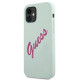 Guess GUHCP12SLSVSBF iPhone 12 mini 5,4 &quot;blue fuchsia / blue fuschia hardcase Silicone Vintage