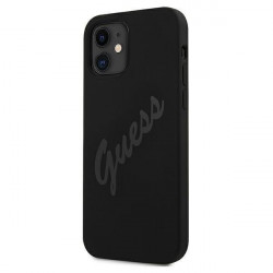 Guess GUHCP12SLSVSBK iPhone 12 mini 5.4 "black / black hardcase Script Vintage Guess GUHCP12SLSVSBK iPhone 12 mini 5.4 "black / black hardcase Script Vintage