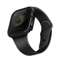 UNIQ Case Valencia Apple Watch Series 4/5/6/SE 44mm. smoked grey/gunmetal grey