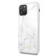 Guess GUHCN58HYMAWH iPhone 11 Pro case white / white Marble