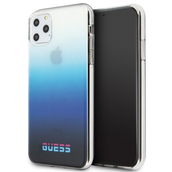 Guess GUHCN65DGCNA iPhone 11 Pro Max case blue / gradient blue hard case California