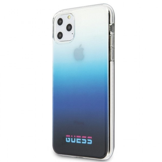 Guess GUHCN65DGCNA iPhone 11 Pro Max case blue / gradient blue hard case California