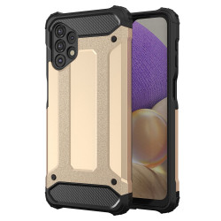 Hybrid Armor Case Tough Rugged Cover for Samsung Galaxy A32 4G golden