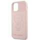 Karl Lagerfeld KLHCP12SSILTTPI iPhone 12 mini 5,4 &quot;Silicone Ikonik Outline pink / pink