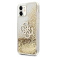 Guess GUHCN61LG4GGO iPhone 11 6.1 &quot;gold / gold hardcase 4G Big Liquid Glitter