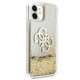 Guess GUHCN61LG4GGO iPhone 11 6.1 &quot;gold / gold hardcase 4G Big Liquid Glitter