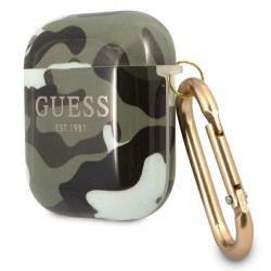 Guess GUA2UCAMA AirPods cover green / khaki Camo Collection Guess GUA2UCAMA AirPods cover green / khaki Camo Collection