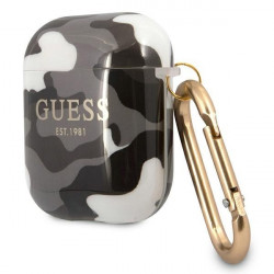 Guess GUA2UCAMG AirPods cover black / black Camo Collection Guess GUA2UCAMG AirPods cover black / black Camo Collection