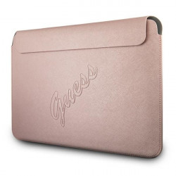 Guess Sleeve GUCS13PUSASPI 13 "pink / pink Saffiano Script