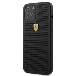 Ferrari FESPEHCP12LBK iPhone 12 Pro Max 6,7" black hardcase On Track Perforated Ferrari FESPEHCP12LBK iPhone 12 Pro Max 6,7" black hardcase On Track Perforated