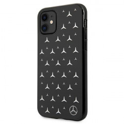 Mercedes MEHCN61ESPBK iPhone 11 6,1" czarny/black hardcase Silver Stars Pattern Mercedes MEHCN61ESPBK iPhone 11 6,1" czarny/black hardcase Silver Stars Pattern