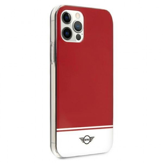 Mini MIHCP12MPCUBIRE iPhone 12/12 Pro 6,1" red/red hard case Stripe Collection