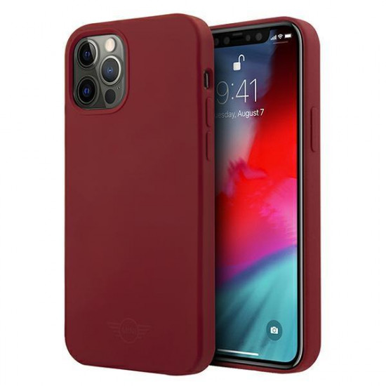 Mini MIHCP12MSLTRE iPhone 12/12 Pro 6,1" red/red hard case Silicone Tone On Tone