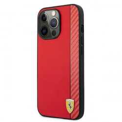 Ferrari FESAXHCP13XRE iPhone 13 Pro Max 6,7" red/red hardcase On Track Carbon Stripe Ferrari FESAXHCP13XRE iPhone 13 Pro Max 6,7" red/red hardcase On Track Carbon Stripe