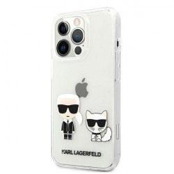 Karl Lagerfeld KLHCP13XCKTR iPhone 13 Pro Max 6,7" hardcase Transparent Karl & Choupette Karl Lagerfeld KLHCP13XCKTR iPhone 13 Pro Max 6,7" hardcase Transparent Karl & Choupette