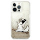 Karl Lagerfeld KLHCP13XGCFD iPhone 13 Pro Max 6,7" złoty/gold hardcase Liquid Glitter Choupette Fun Karl Lagerfeld KLHCP13XGCFD iPhone 13 Pro Max 6,7" złoty/gold hardcase Liquid Glitter Choupette Fun