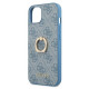 Guess GUHCP13S4GMRBL iPhone 13 mini 5,4" indigo/blue hardcase 4G with ring stand