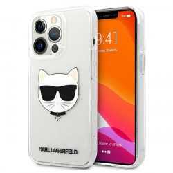 Karl Lagerfeld KLHCP13XCTR iPhone 13 Pro Max 6,7" hardcase transparent Choupette Head Karl Lagerfeld KLHCP13XCTR iPhone 13 Pro Max 6,7" hardcase transparent Choupette Head