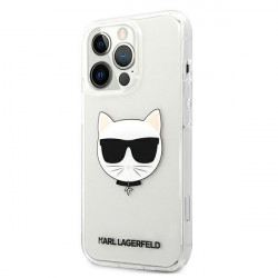 Karl Lagerfeld KLHCP13XCTR iPhone 13 Pro Max 6,7" hardcase transparent Choupette Head Karl Lagerfeld KLHCP13XCTR iPhone 13 Pro Max 6,7" hardcase transparent Choupette Head