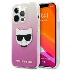 Karl Lagerfeld KLHCP13XCTRP iPhone 13 Pro Max 6,7" hardcase pink/pink Choupette Head Karl Lagerfeld KLHCP13XCTRP iPhone 13 Pro Max 6,7" hardcase pink/pink Choupette Head