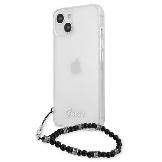 Guess GUHCP13MKPSBK iPhone 13 6.1 &quot;Transparent hardcase Black Pearl