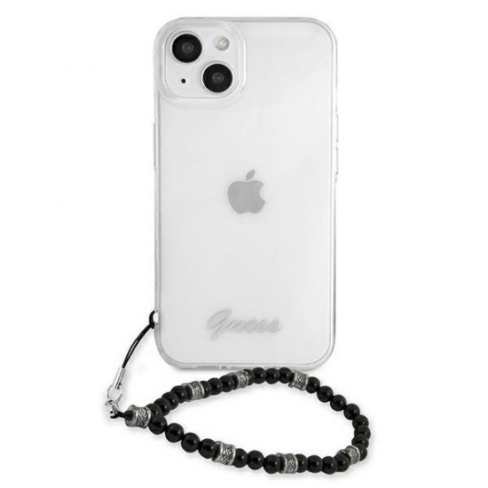 Guess GUHCP13MKPSBK iPhone 13 6.1 &quot;Transparent hardcase Black Pearl