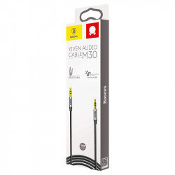 Baseus Audio Yiven M30 Cable 1.5M Silver/Black (CAM30-CS1) Baseus Audio Yiven M30 Cable 1.5M Silver/Black (CAM30-CS1)