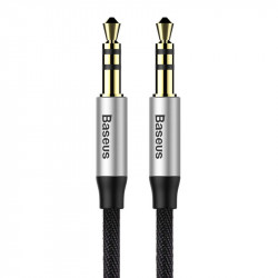 Baseus Audio Yiven M30 Cable 1.5M Silver/Black (CAM30-CS1) Baseus Audio Yiven M30 Cable 1.5M Silver/Black (CAM30-CS1)