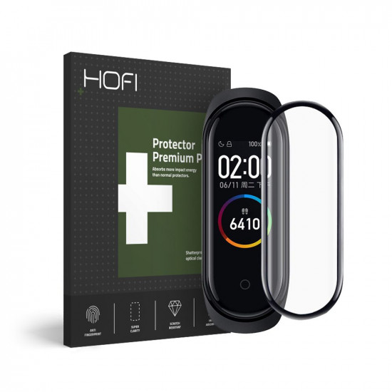 HOFI HYBRID GLASS XIAOMI MI BAND 4 BLACK